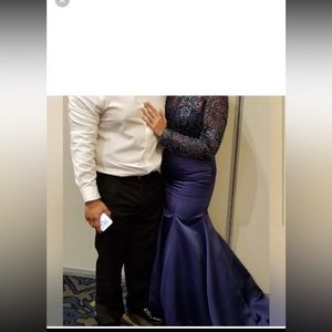 2 piece embellished Sherri hill mermaid gown